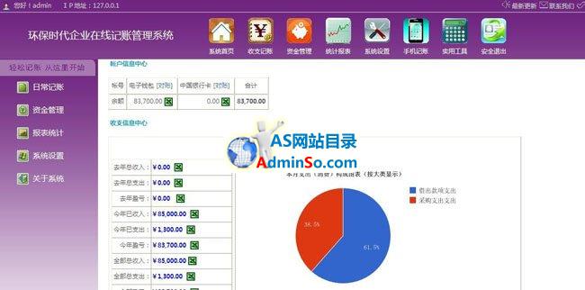 环保时代企业在线记账管理系统