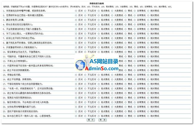 学生心理测验系统